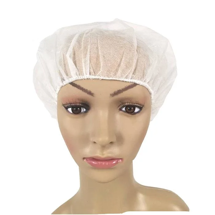 Disposable Non Woven Surgeon Custom Doctor Theatre Nurse Bouffant Surgical Single Use Medical Head Scrub Round Isolation PP Hair Nursing Hairnet Surgery Caps