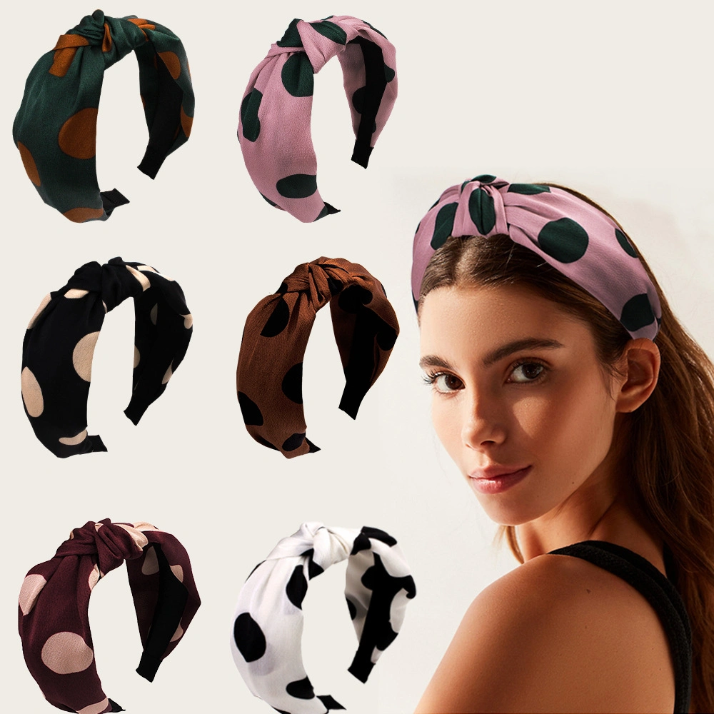 Wholesale Fashion Korean Style Multicolor Striped Elastic Hairband with Bee Patterns