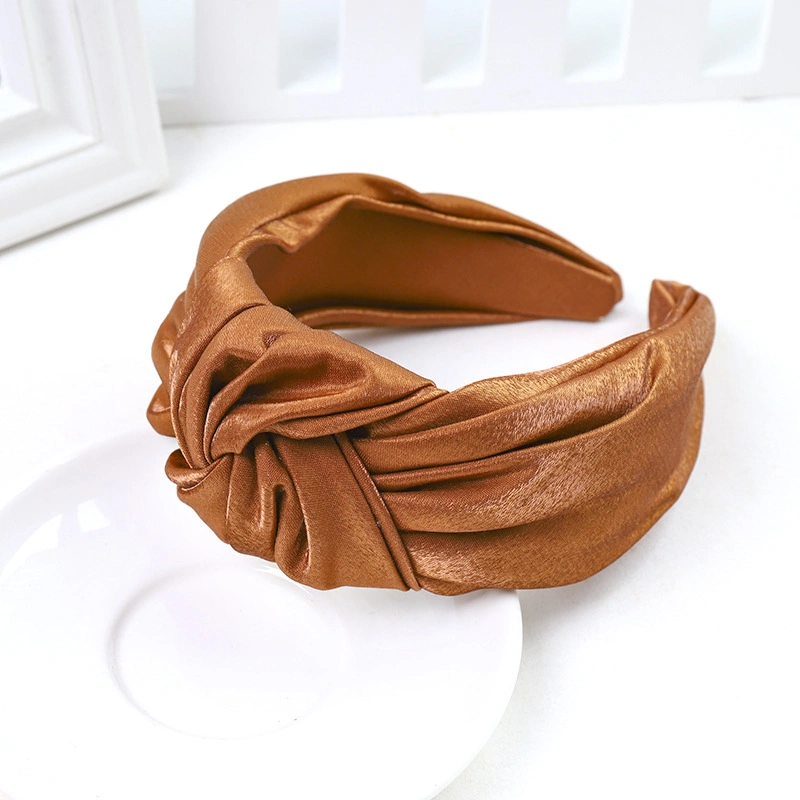 Glossy Fabric Hairband Fashion Sweet Headband