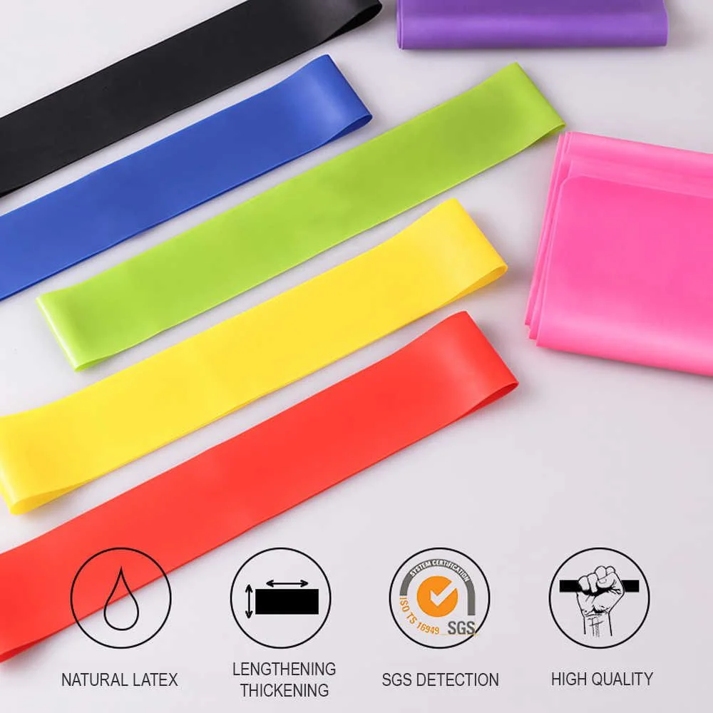 2021 Long Sports Equipment Resistance Bands Custom