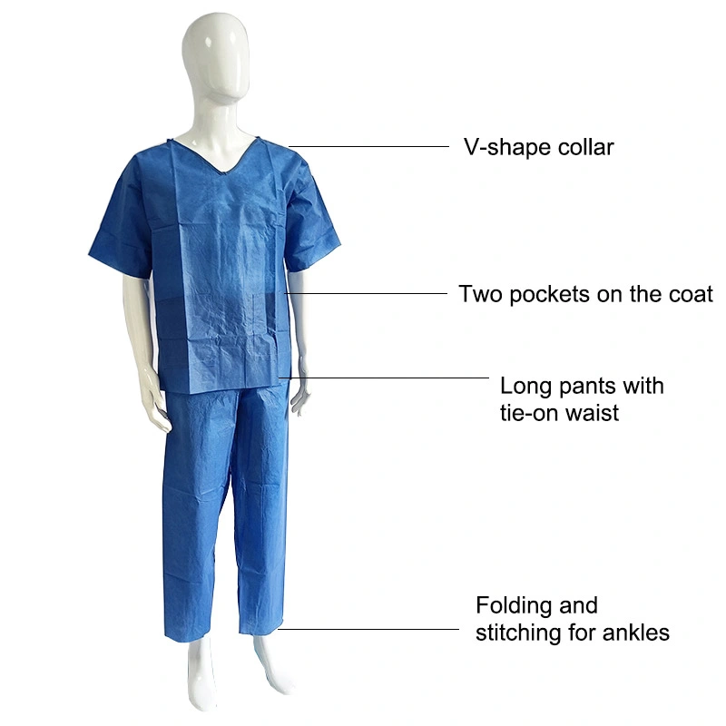 Nonwoven Hospital Doctor/Nurse Surgery Suit