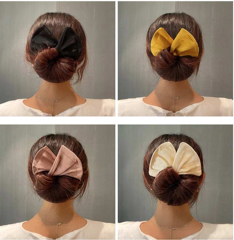 Iron Wire Bowknot Hair Sticks Lazy Twist Convenient Hairpin Headband