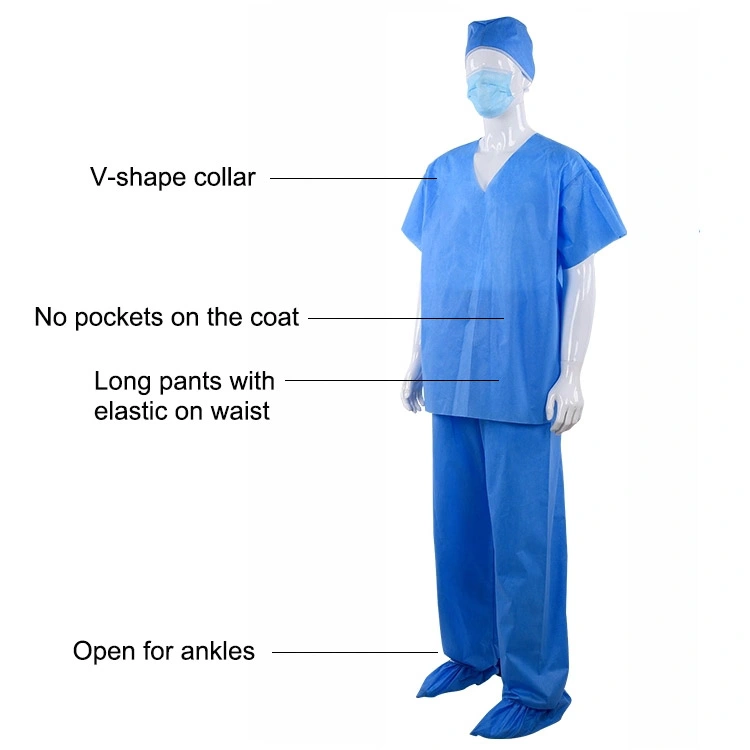 Nonwoven Hospital Doctor/Nurse Surgery Suit