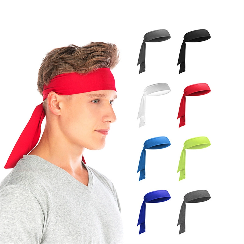 Custom Strap Tennis Hair Band Street Outdoor Sports Fitness Sweat-Absorbing Headband Sweatband Headband