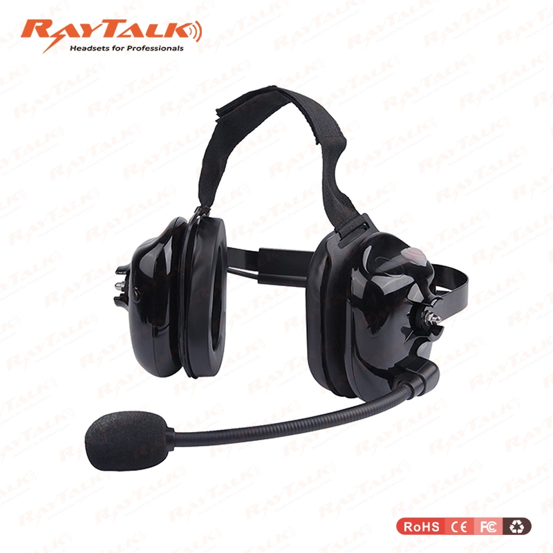 Professional Heavy Duty Wired Noise Cancelling Headphone for Walkie Talkie