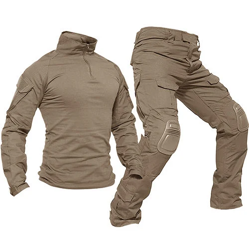 Hunting Pants Suit Tactical Uniform Black Forces Suit Combat Shirt Pants Tactics