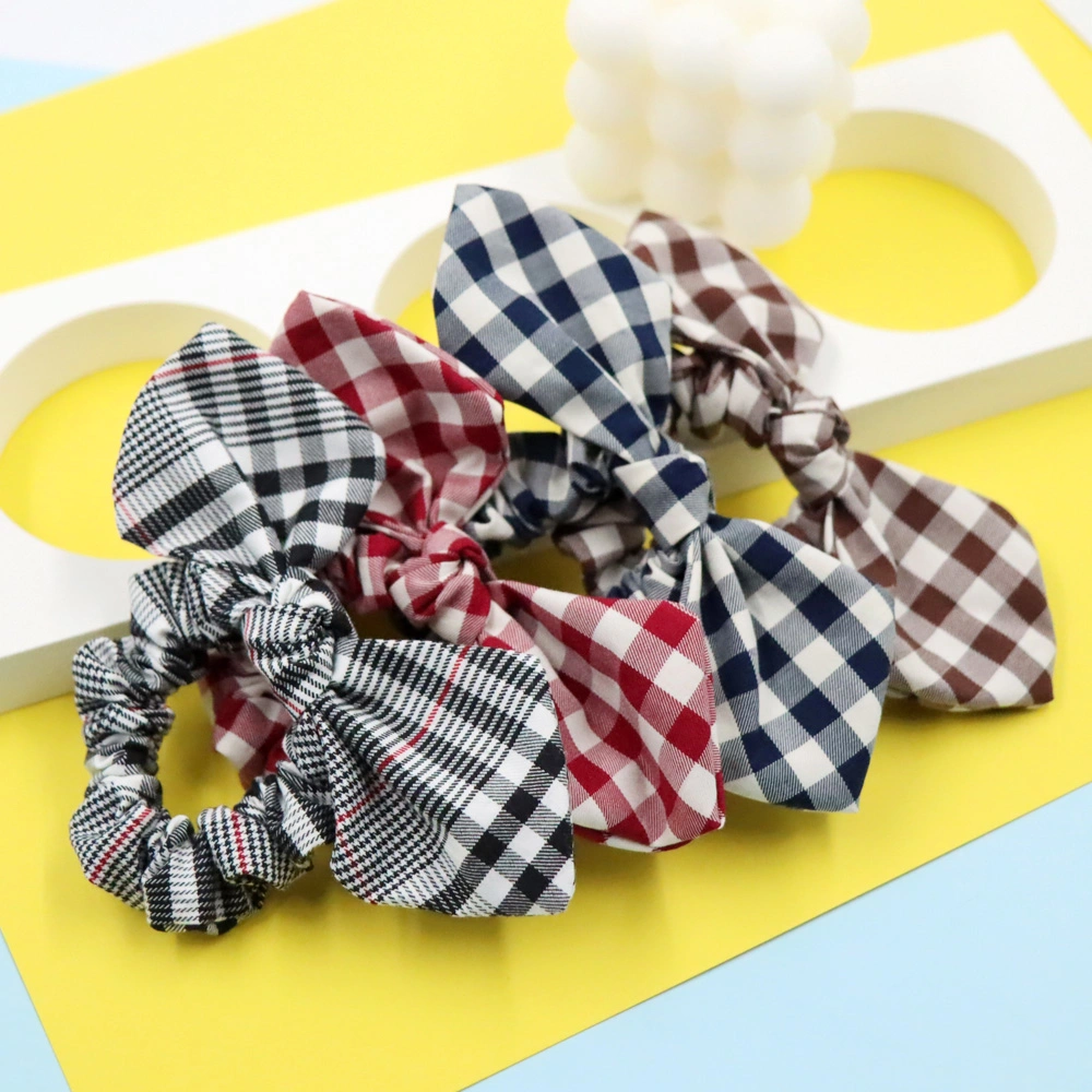 2022 Custom High Quality Luxury Silk Satin Ponytail Hair Scrunchies Ties Hair Bands for Women Girls