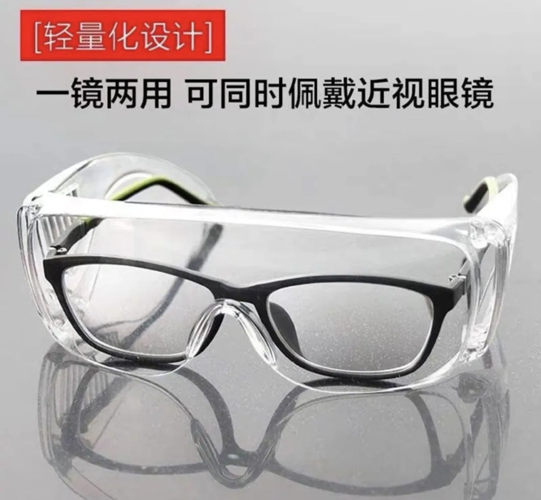 ANSI Z87.1 Clear Transparent Anti-Fog Medical Protective Eye Glasses Safety Goggles