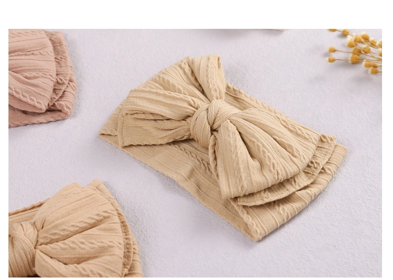 Hair Jewelry Nylon Hair Band Bows Fashion Woolen Hair Accessories Hair Band Hair Ornament Baby Knitted Headband