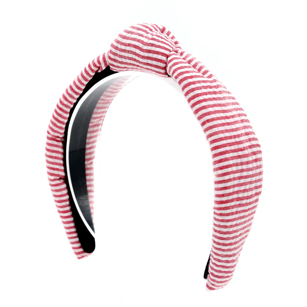 Korean Fashion Print Twist Headband 2023 Spring New Headband Simple Temperament Female Headband