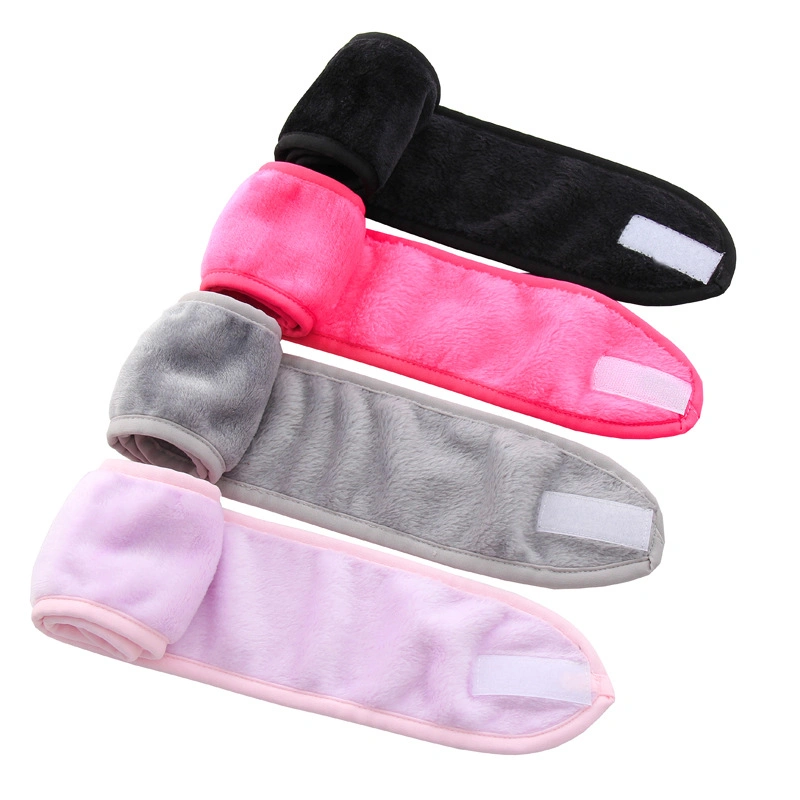 Shower Facial Face Wash Make up Logo Cosmetic Bunny Ear Velvet Bath Remover SPA Women Bow Makeup Hairband SPA Headbands