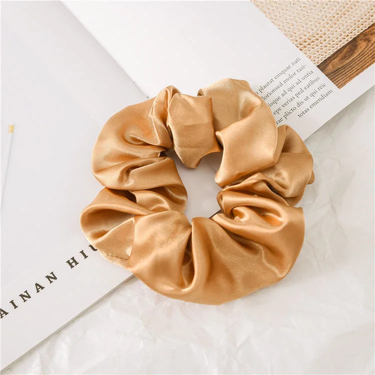 New Satin Cloth Art Pig Large Intestine Hair Circle Batch Head Rope Rubber Band