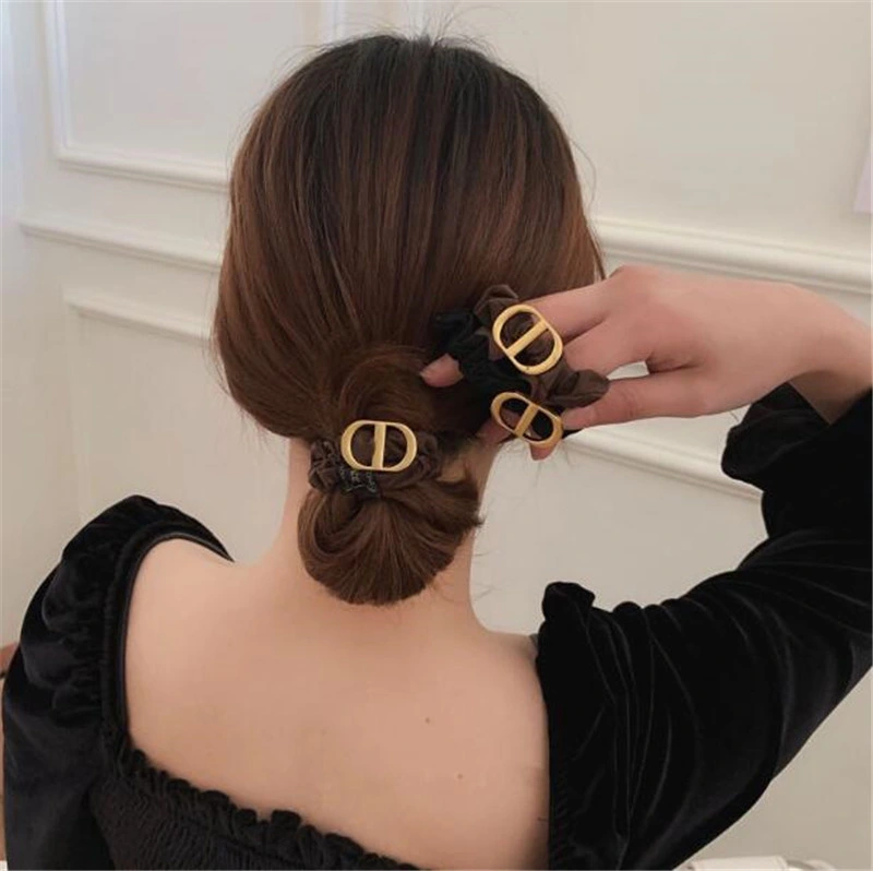 Made Old Letter Rubber Bands Accessories Women Elastic Hair Bands Girls Rope Hair Ties Ponytail Hair Band