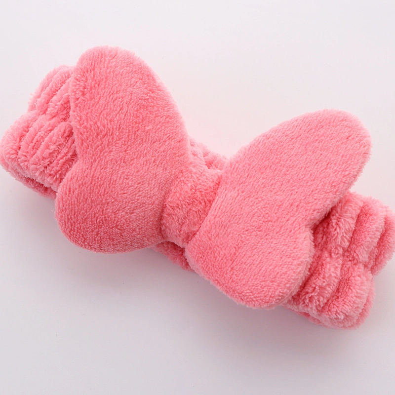 Bow Hair Bands Rabbit Ears Headband Fashion Cloth Simple Elastic Face Washing Hairband