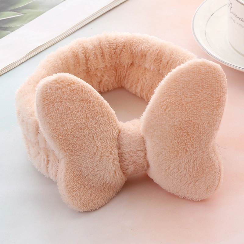 Bow Hair Bands Rabbit Ears Headband Fashion Cloth Simple Elastic Face Washing Hairband