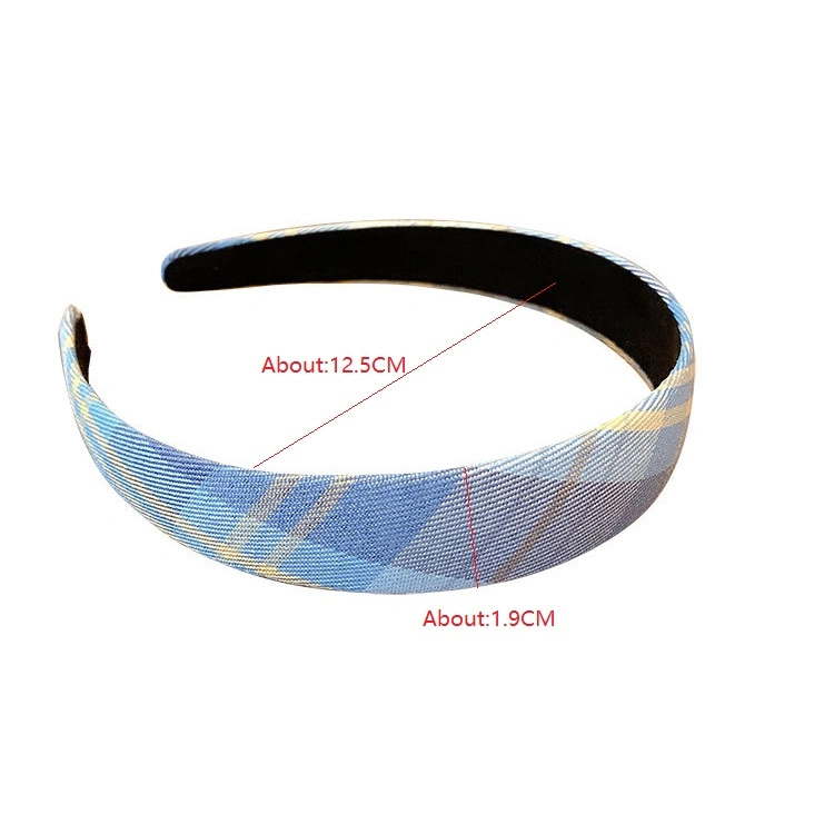 Plaid High Quality Wholesale Hairbands for Women