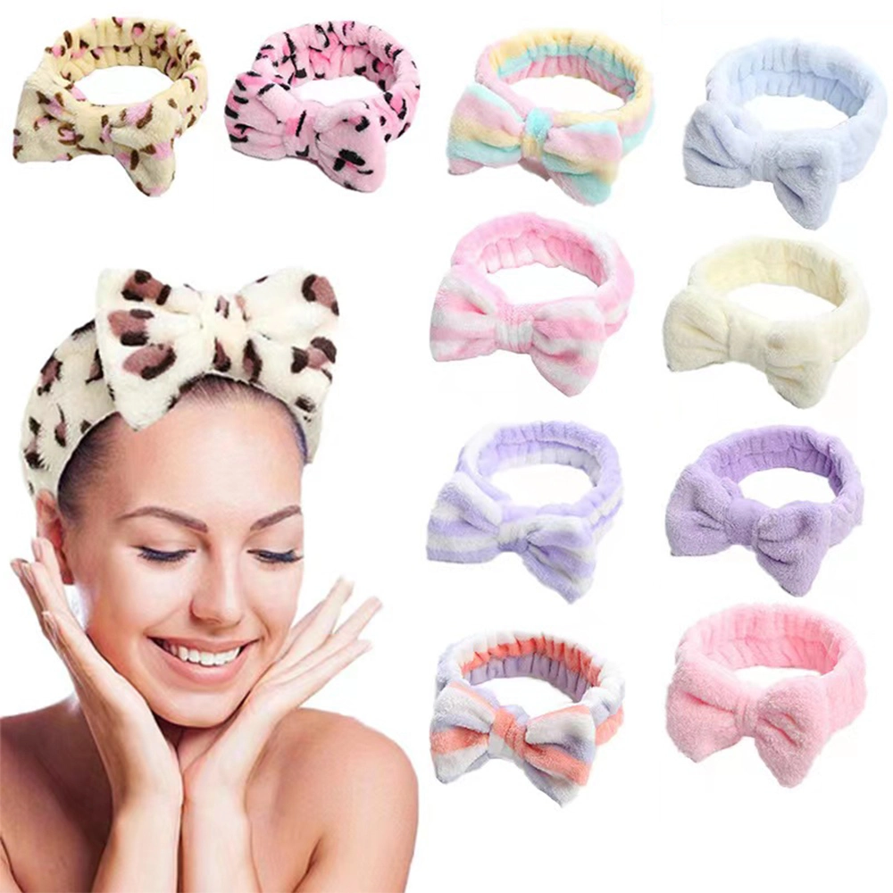 2022 Korean Japanese Style Hairband Ladies Wide Elastic Face Makeup Headbands