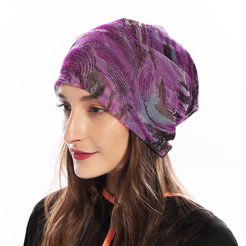 Wholesale Cheap Women Casual Breathable Hair Cap Bandana Headwear for Sleep