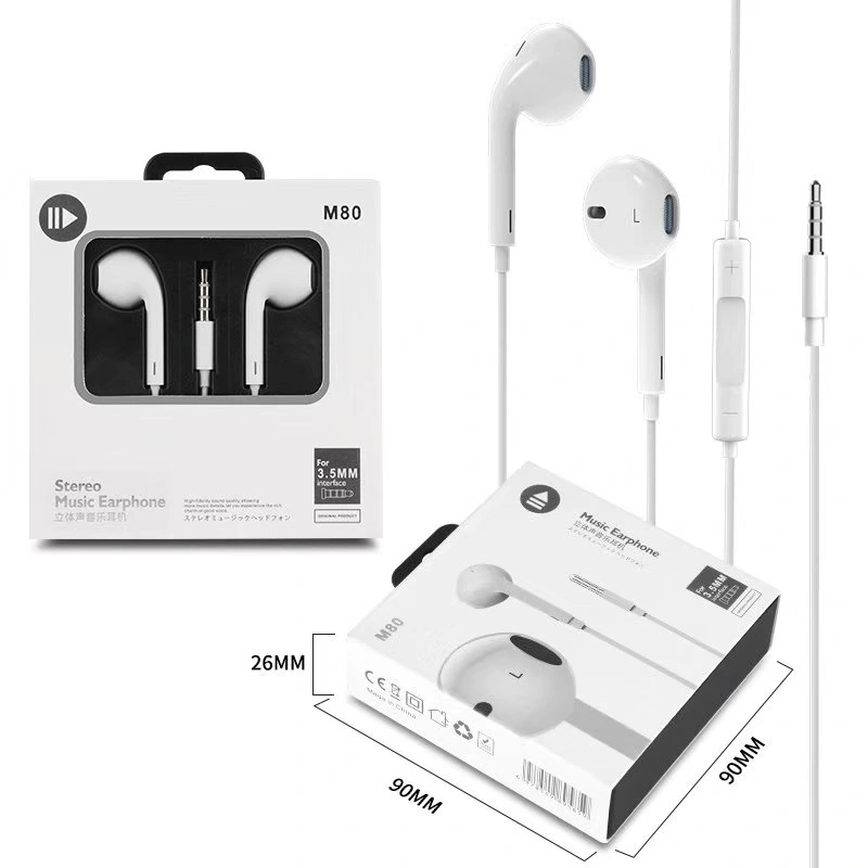 Stereo Music Mobile Earphone Top Sounds 3.5 Jack&#160; Earphone in Ear Earbuds for iPhone5/6/6s