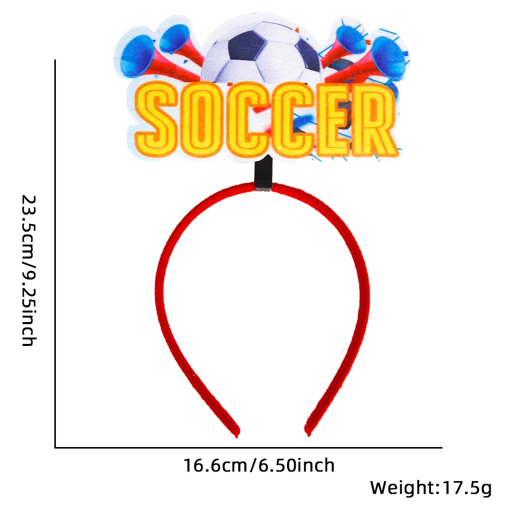 Custom-Made Soccer Game Headbands Bar Club Party Decorations Soccer Headbands