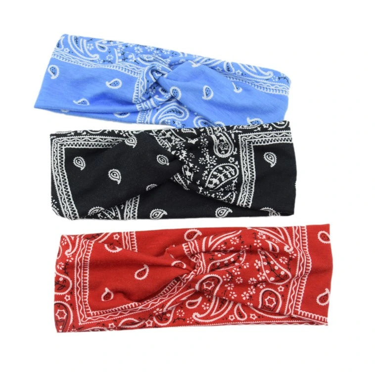 Cross Sports Wash Hair Band Yoga Fitness Hair Accessories Floral Headband