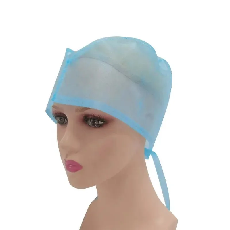 Disposable Workshop Hat Head Cover Dust Net Headband Hairwear Hair Net Cover for Doctors Nurses Cook Food Service