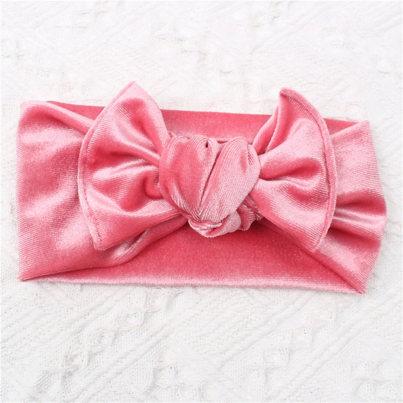 Ins Cute Velvet Headband Canary Bow Baby Headband for Baby