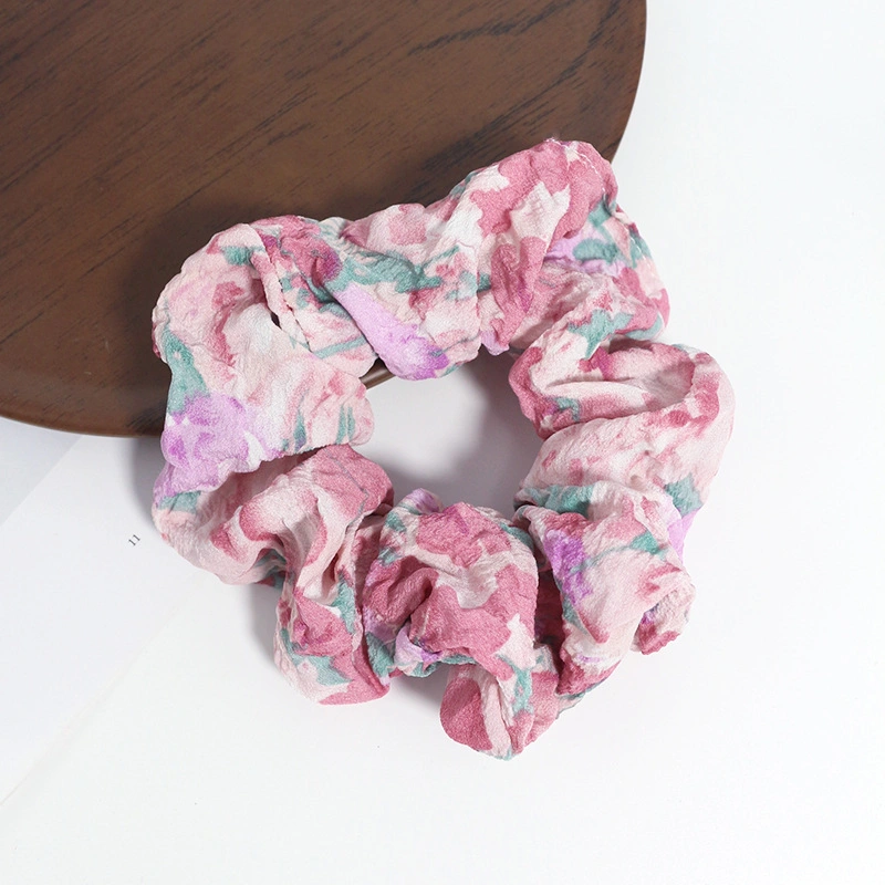 Vintage Oversize Flower Printing Beautiful Spring Style Hair Band