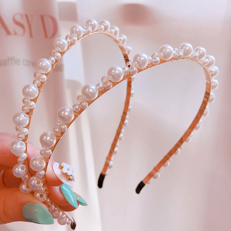 Skylark Fashion Custom Korean Simple Hair Accessories Pearl Hair Band for Women