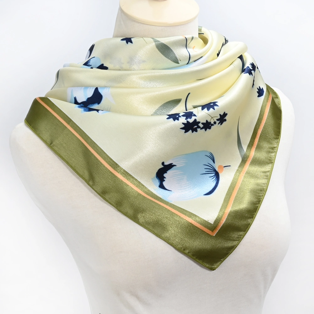 Womens Luxury Satin Silk Feeling Hair Scarf, Bandana Scarf, Neckerchief