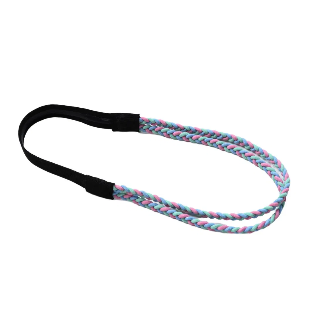 Fashion Braids Elastic Exercise Twist Headband Yoga Perspiration Absorbent Hair Band