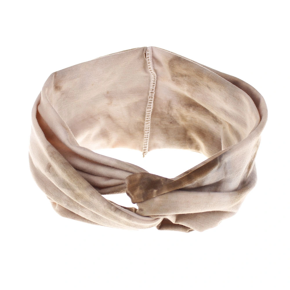 Bohemian Style New Elastic Sports Hair Band Ladies Wide-Brim Tie-Dye Hair Band