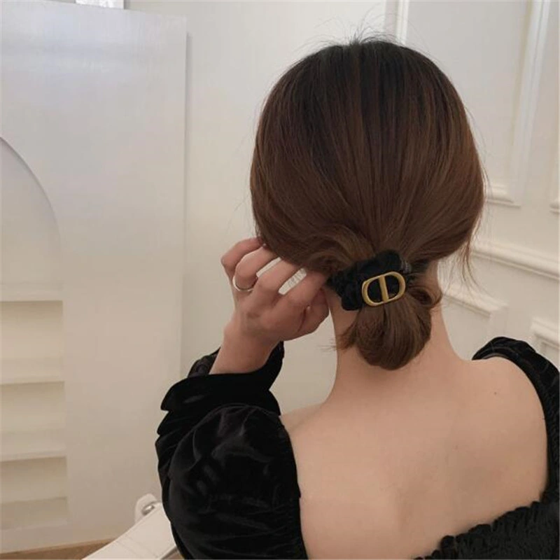 New Head Rope Versatile Temperament Alloy Pig Nose Hair Rope Hair Accessories Women Hair Circle Rubber Band