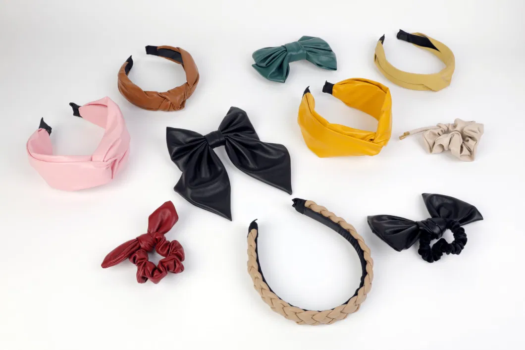 Wholesale Korean Women Fashion Hair Accessories Chiffon Hairband Elastic Bandana Headwrap