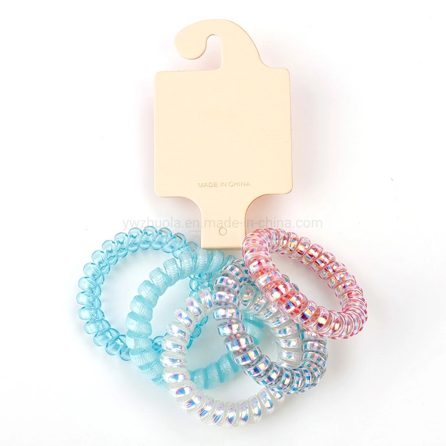 Plastic Spiral Wire Hair Band for Ladies