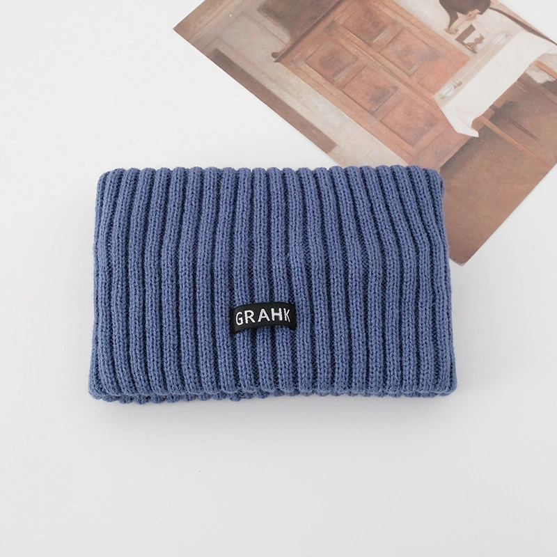 Wide-Brimmed Headband Autumn Winter Sports Knitted Wool Hair Band