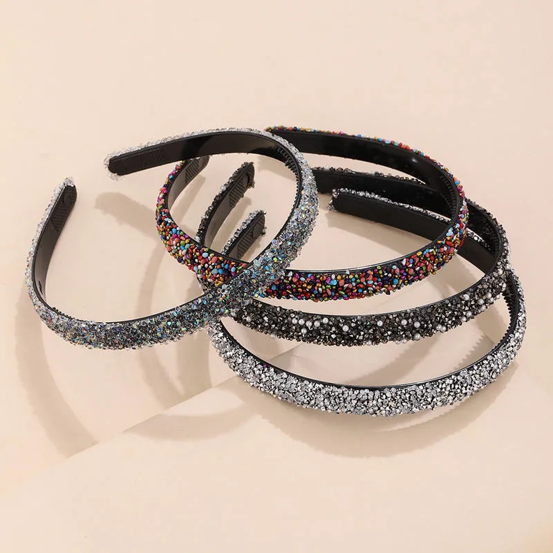 New Popular Baroque Style Colorful Crystal Fashionable Hair Band