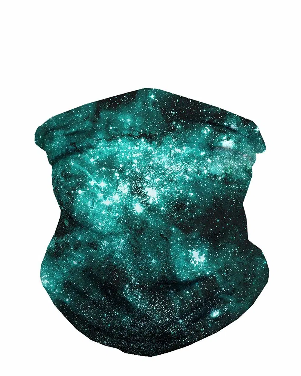 100% Microfiber Polyester Man Women Sports Galaxy Face Mask Tube Bandana for Headband Neckerchief Hair-Band Beanie and More