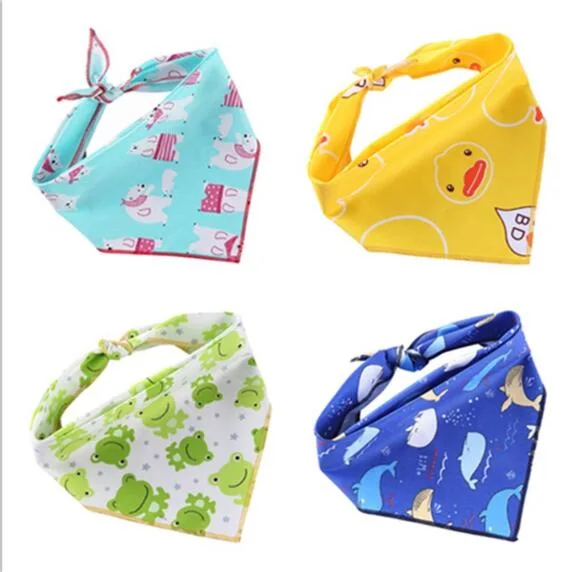 Dogs Bandanas Cat Kerchief Washable Triangle Bibs Head Scarves