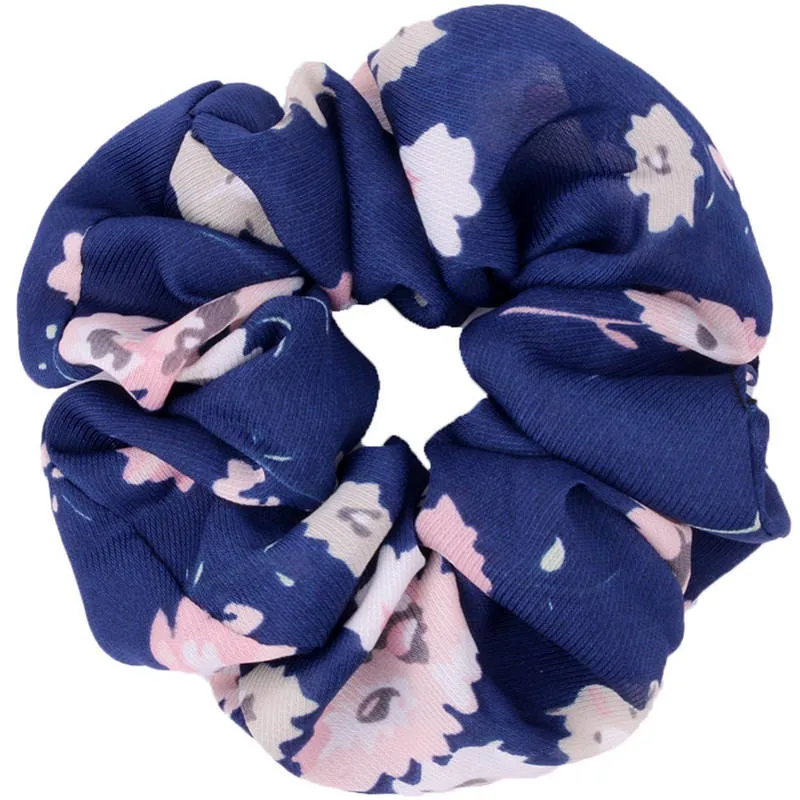 Rubber Band Mature Feminine Temperament New Korean Fashion Broken Flower Cloth Art Hair Circle