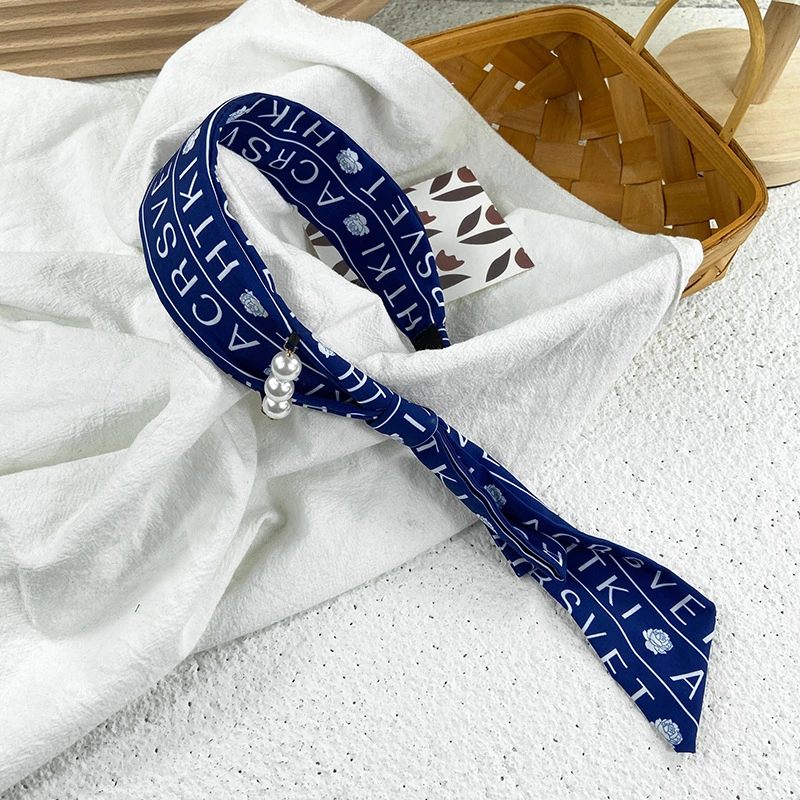 Retro Cloth Art Letter Wide Version Hairband