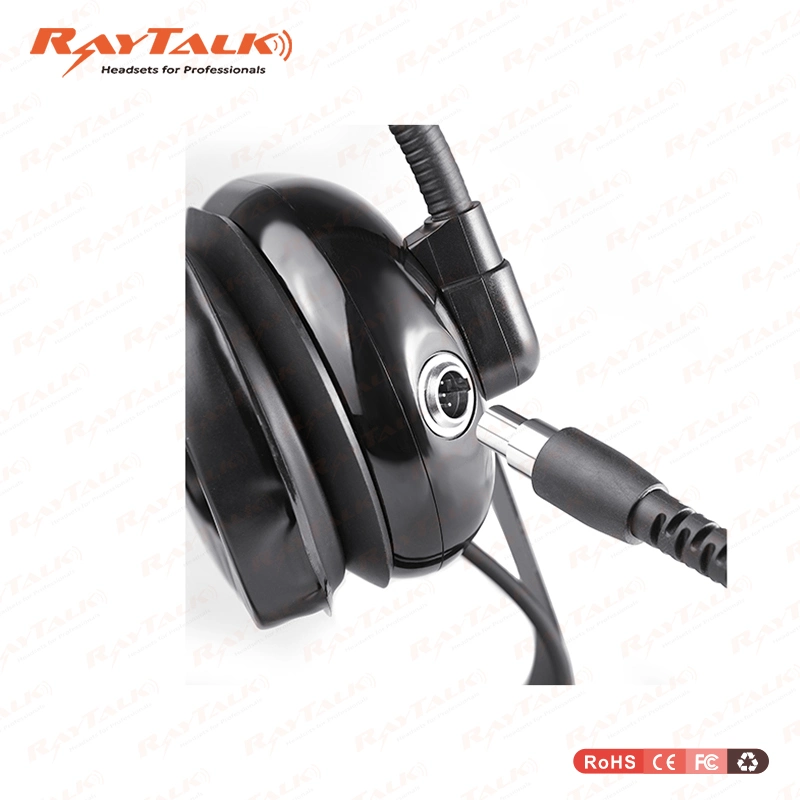 Professional Heavy Duty Wired Noise Cancelling Headphone for Walkie Talkie