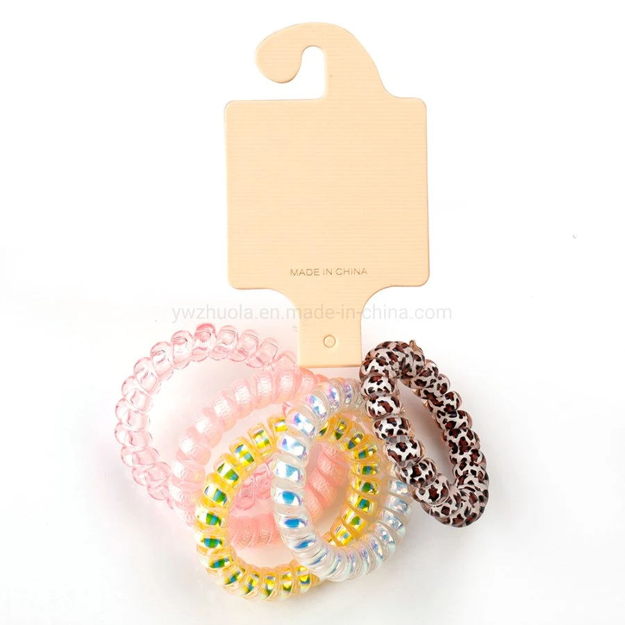 Plastic Spiral Wire Hair Band for Ladies