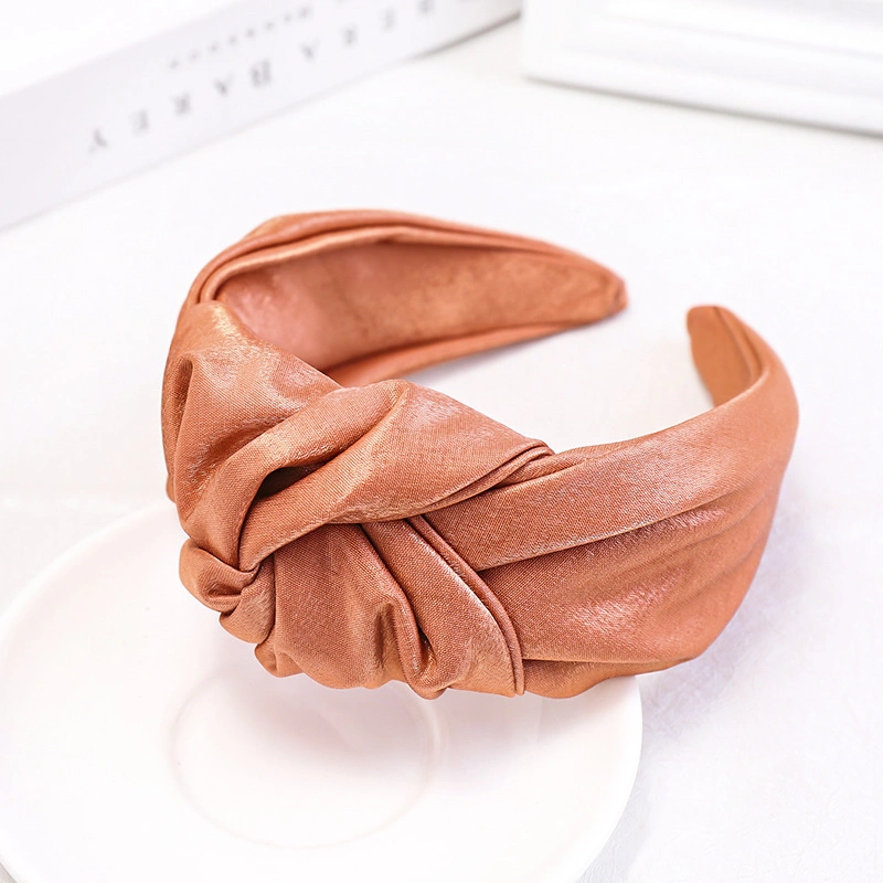 Glossy Fabric Hairband Fashion Sweet Headband