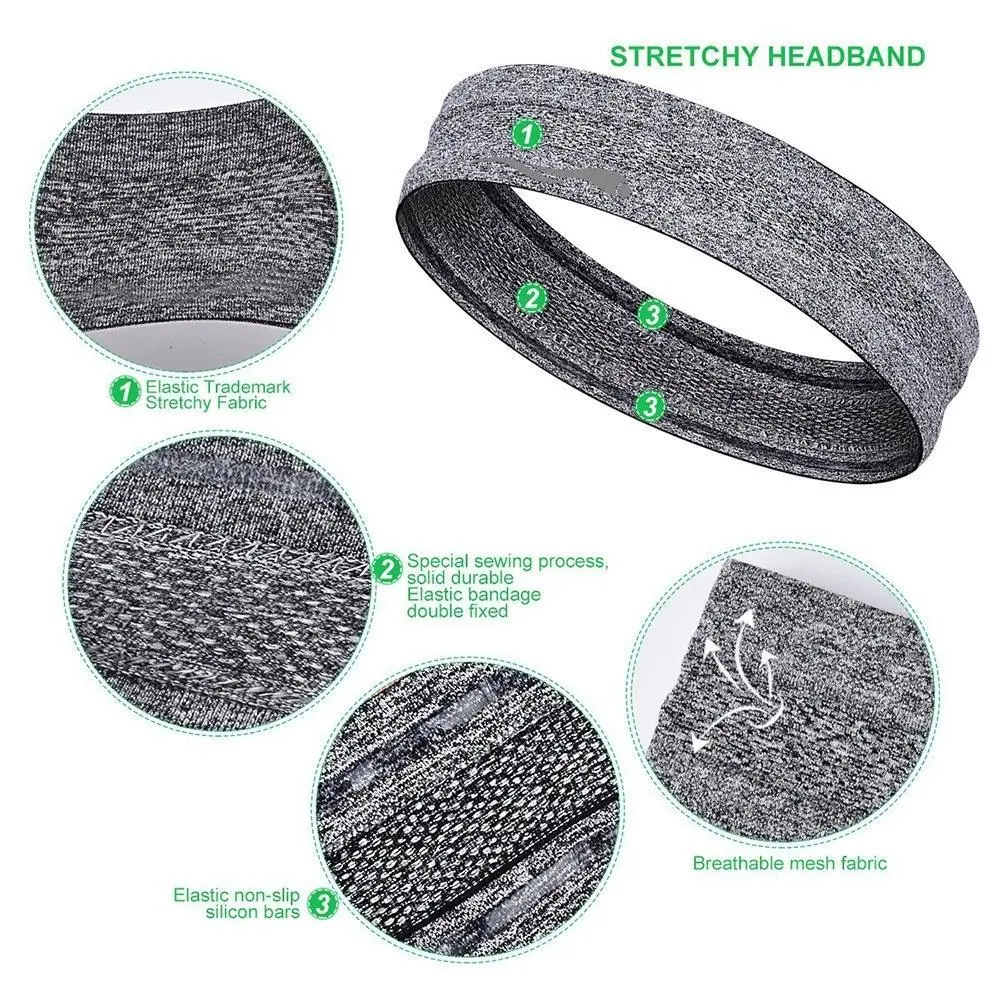 Fitness Sports Turban Quick-Dry Sweat Headband Running Bl20339