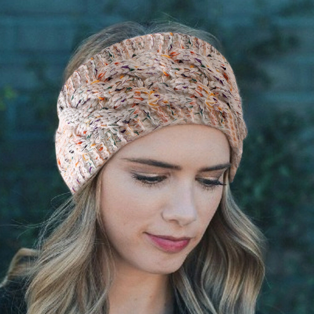 Women Lady Winter Ear Warmer Headband Crochet Knitted Head Wrap Hairband Colder Whether Headband