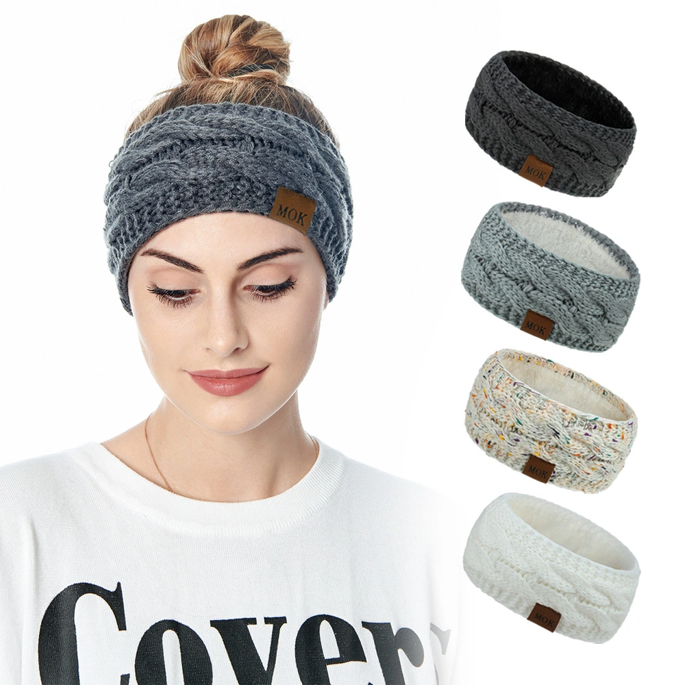 Women Lady Winter Ear Warmer Headband Crochet Knitted Head Wrap Hairband Colder Whether Headband