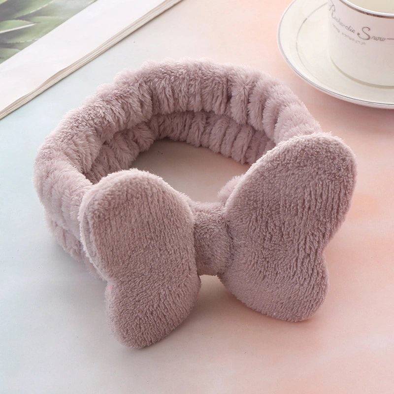 Bow Hair Bands Rabbit Ears Headband Fashion Cloth Simple Elastic Face Washing Hairband