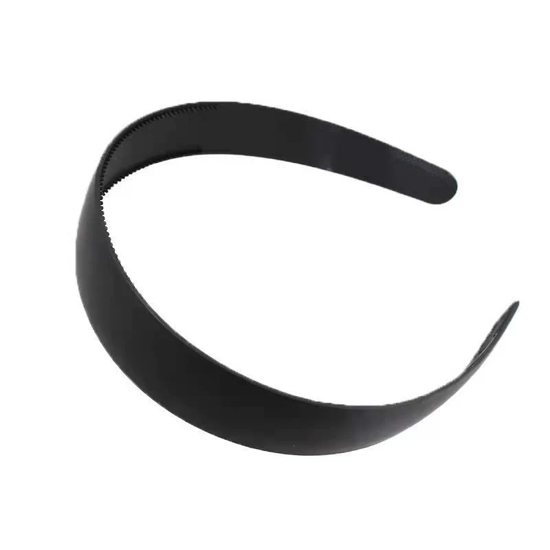 Black Matte Matte Matte Plastic Headband