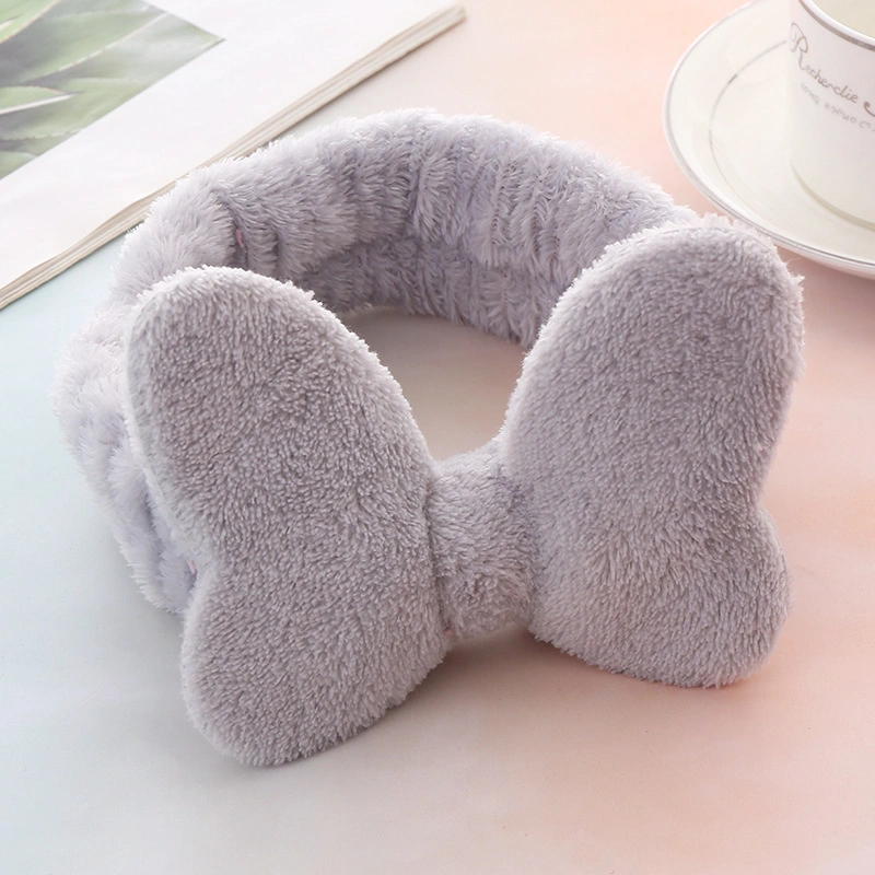 Bow Hair Bands Rabbit Ears Headband Fashion Cloth Simple Elastic Face Washing Hairband